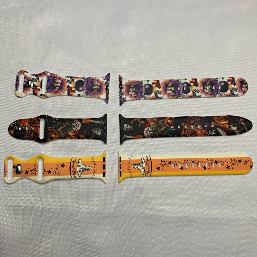 3 Halloween bands for Apple watches 38/40/41mm